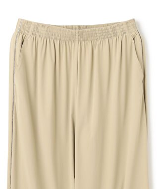 UNFILO MENS ライト ハイストレッチムーブ イージーギャザーパンツ [24年春夏商品] スモーキーグリーン