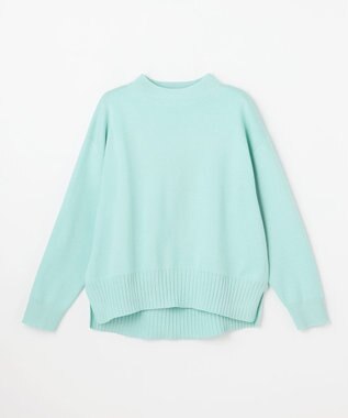 ANY L 【新色追加】ハイネックデイリーニット スカイブルー