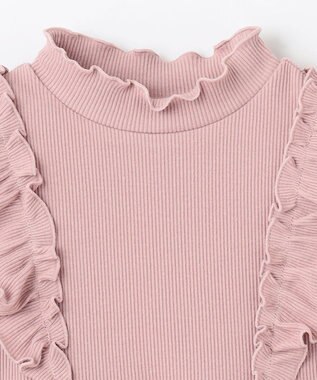 ANY KIDS 花柄 ドッキング ワンピース ピンク系花柄