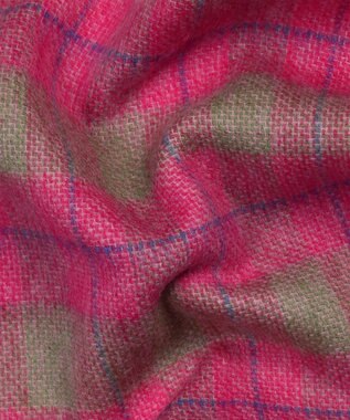 Paul Smith オンブレ リバーシブル チェック マフラー ピンク