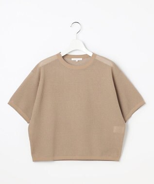自由区 S シアーメッシュニット Tシャツ