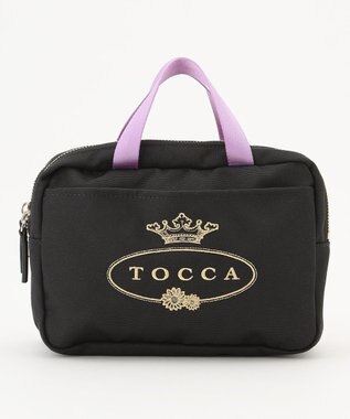 TOCCA TOCCA LOGO POUCH BAG ポーチ ブラック系