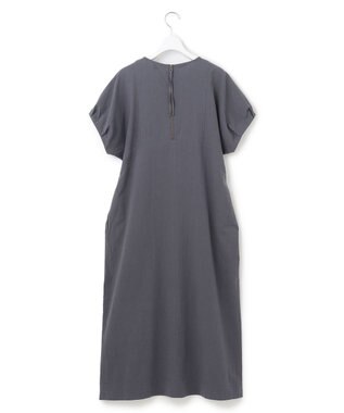 J.PRESS YORK STREET 【WOMEN】ワンウォッシュ リネンコットン ワンピース グレー系