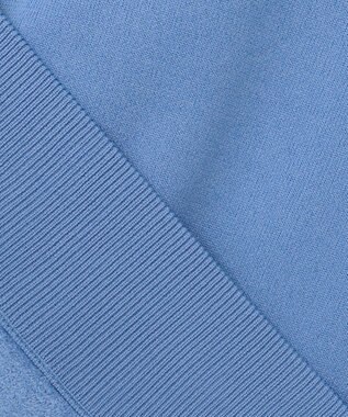 23区GOLF 【MEN】【ウォッシャブル】スヌード付き 裏モールパーカー ニット サックスブルー系