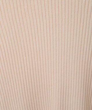 YECCA VECCA 袖口シアーリブニット Light Beige