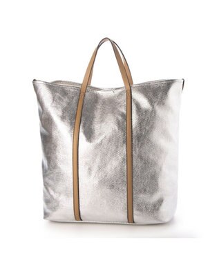 UNBILLION カシュカシュ cachecache / メタリックキャンバス1枚仕立て2wayトートバッグ