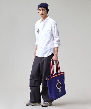 J.PRESS MEN 【AaronChang】【UNISEX】ピンオックス シャツ / B.D. ホワイト系