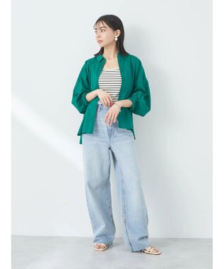 earth music&ecology クロップドキャミソール Off White