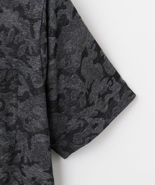 JOSEPH ABBOUD MOUNTAIN 【UNISEX】クールスキンガードカモ ポロシャツ ブラック系7