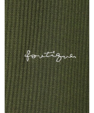 CRAFT STANDARD BOUTIQUE 【リサイクル】ラインカーディガン Khaki