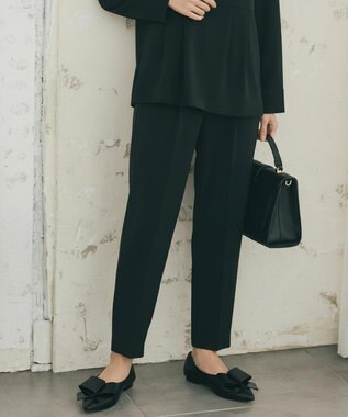 nouvelleRobe Oū 【本革・高反発】Big Ribon ポインテッドトゥ ヒールパンプス ブラック