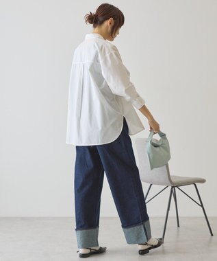 AMERICAN HOLIC 【花粉防止】【イージーケア】ベーシックシャツ Off White