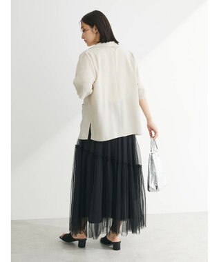 Green Parks 接触冷感　５分袖ジャケット Light Beige