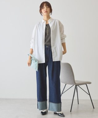 AMERICAN HOLIC 【花粉防止】【イージーケア】ベーシックシャツ Off White