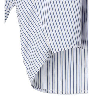 AMERICAN HOLIC イージーケアバックオープンシャツチュニック Blue