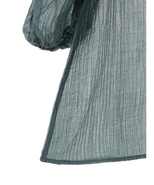 Green Parks ・ＡＮＤ　ＳＥＡＲＣＨ　シアーパワーショルダーブラウス Green