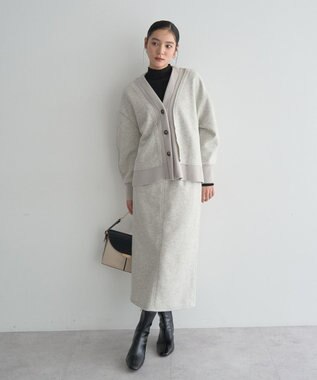 YECCA VECCA メルトンナロースカート Gray