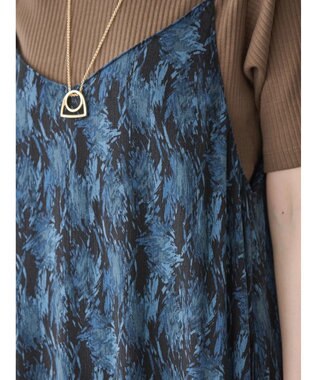 AMERICAN HOLIC ティアードキャミワンピース Navy