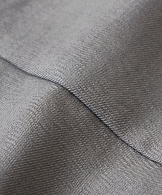 Green Parks 麻調ミディ丈ＺＩＰベスト Light Gray