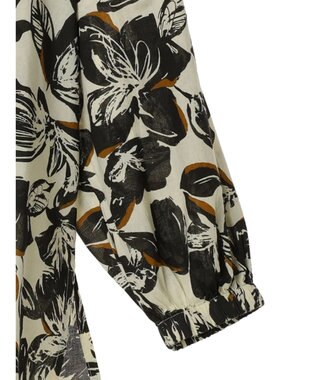 CRAFT STANDARD BOUTIQUE インド綿アソート柄シャツチュニック Ivory