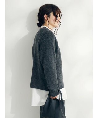 CRAFT STANDARD BOUTIQUE シンプルニットプルオーバー Charcoal Gray