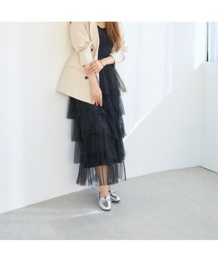 MODE ET JACOMO <noyau>スクエアトゥビット付きヒールローファー シルバー