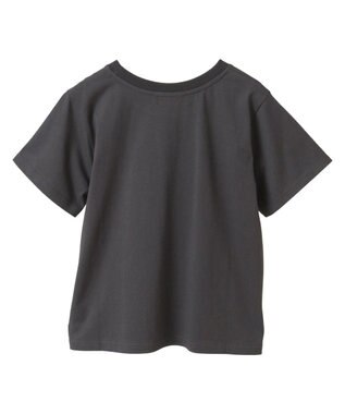 earth music&ecology アソートロマンティックグラフィックＴ Dark Gray