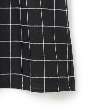 J.PRESS YORK STREET 【WOMEN】リネンライクイージーフィット ワンピース ブラック系3