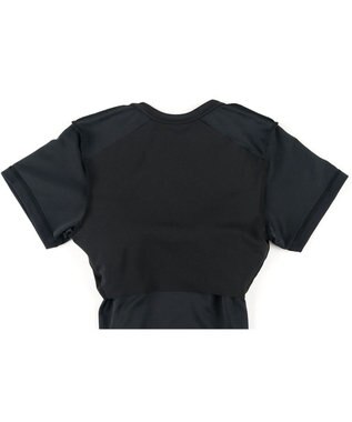 WACOAL 【一般医療機器】 リカバリーウェア 【＆RECOVERY】 ブラトップ カップ付きTシャツ 疲労回復 血行促進 筋肉のコリ改善 上向きのバストライン 3分袖 半袖 レディース CKC710 /ワコール ブラック