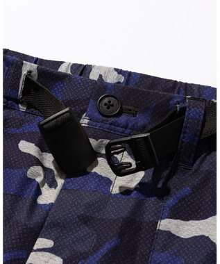 JOSEPH ABBOUD MOUNTAIN 【CREA掲載・ストレッチ/軽量/撥水】 エンボスカモフラージュ ショーツ ネイビー系6