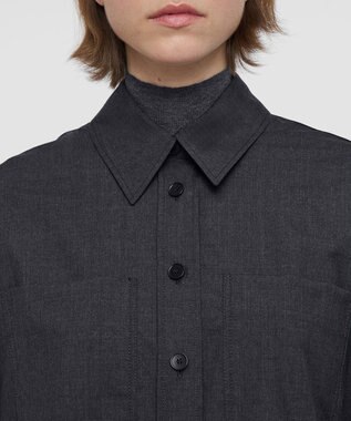 JOSEPH ライトテーラリング　シャツ Smoke