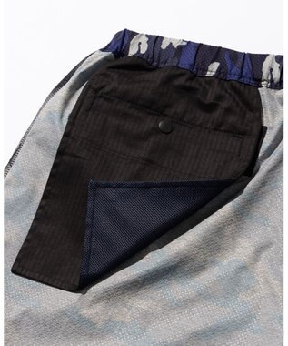 JOSEPH ABBOUD MOUNTAIN 【CREA掲載・ストレッチ/軽量/撥水】 エンボスカモフラージュ ショーツ ネイビー系6