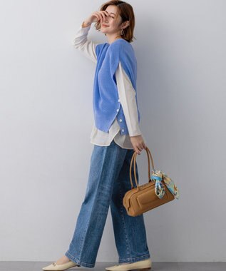 23区 【先行予約】ナチュラルコットンベア シアードッキング カットソー ベージュ系