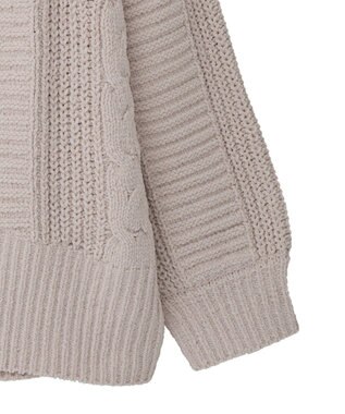 earth music&ecology マットモールカーディガン Pink