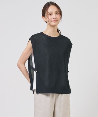 J.PRESS LADIES Vis/Pe スパーク ニット ベスト