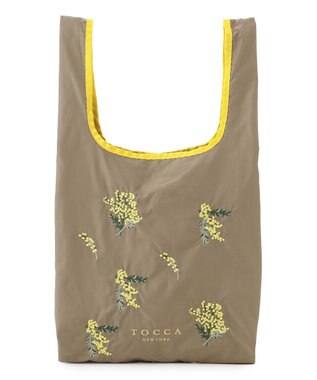 TOCCA 【A4サイズ対応・一部カラー撥水】BOUQUET DE REVE ECO BAG エコバッグ ベージュ系