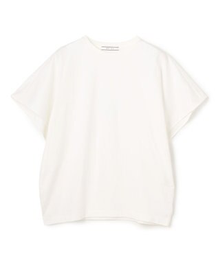BEIGE， DIOP / スビンコットン ドレープTシャツ Ecru