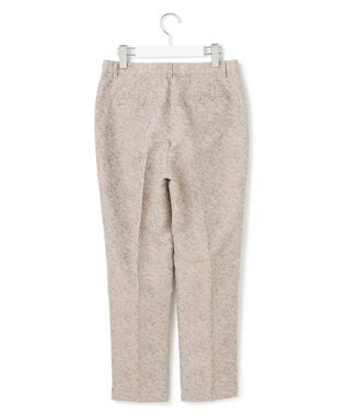 23区 【一部店舗限定/洗える】リネンライクジャカード セットアップ グレージュ系