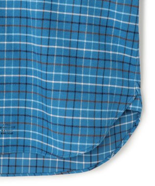 J.PRESS MEN コットンネル タッタソールシャツ/B.D ブルー系3