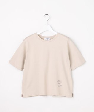 J.PRESS LADIES ロゴ Tシャツ グレージュ系