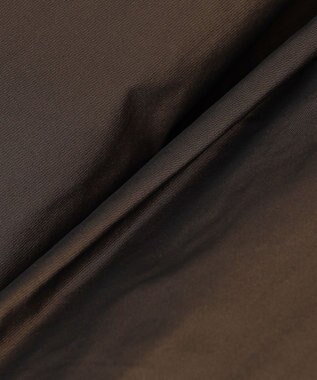 uncrave メモリータフタ フレアスカート ブラウン