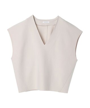 AMERICAN HOLIC クレープジョーゼットＶネックベスト Light Gray