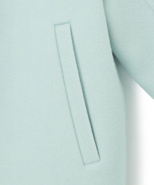 23区 L ウールリバー ショート ブルゾン ライトグリーン系