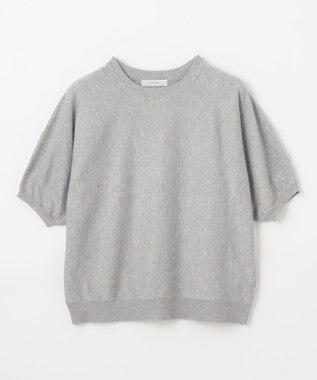 ANY 【洗濯機可/UVケア】ラメニットドルマンプルオーバー グレーラメ