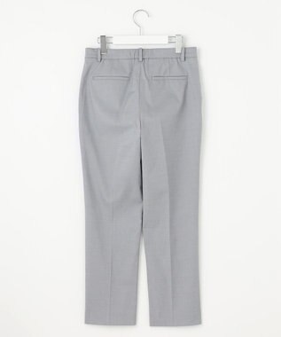 J.PRESS LADIES L 【セットアップ対応・洗える・撥水・防汚】コットンFITTYシャーク テーパード パンツ ライトグレー系