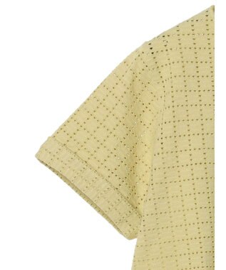 earth music&ecology ジャガードレースプルオーバー Yellow