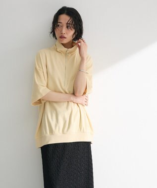 Green Parks ハーフＺＩＰチュニック Yellow