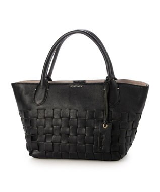 UNBILLION アトランタ ATLANTA / 牛革メッシュ手提げトート ブラック