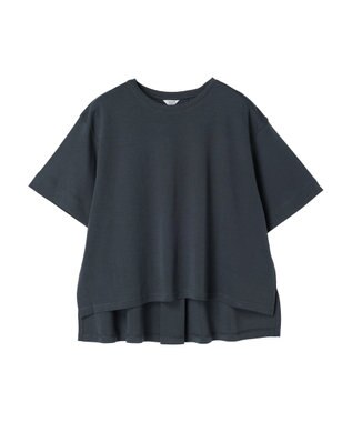 AMERICAN HOLIC 抗菌防臭＋接触冷感クルーネックカットプルオーバー Charcoal Gray