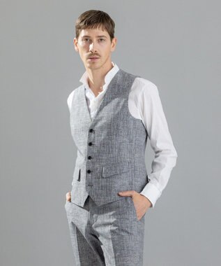 クールドッツストレッチ　ジレ